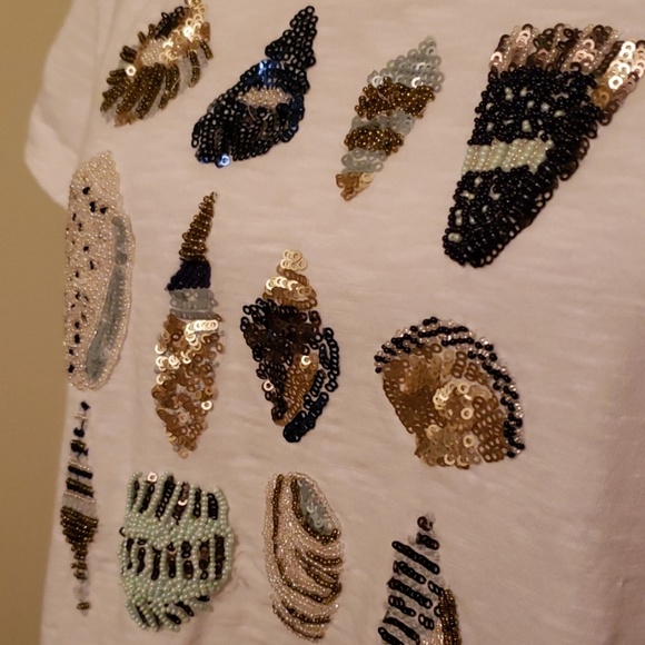 Talbots Seashell Tee - Picture 3 of 6